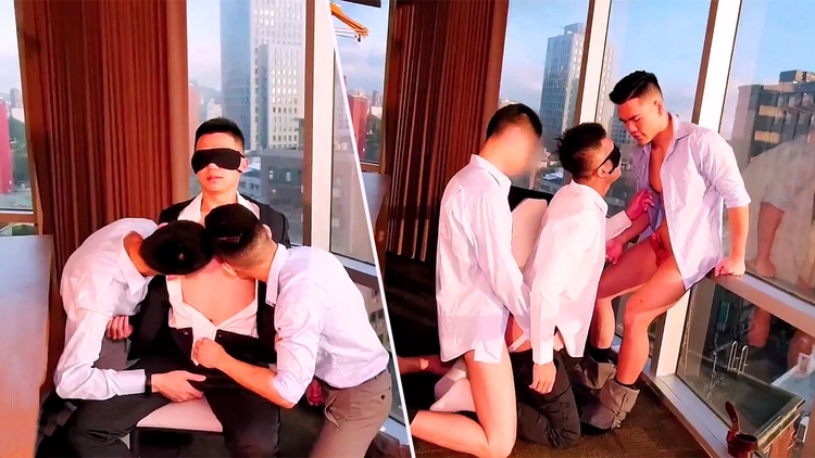 调教正装小公零，群P